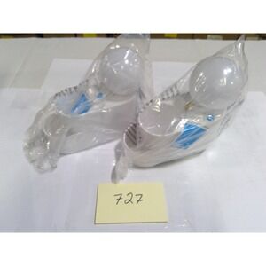 Room Essentials Organizer Lamp Set of 2 White New Dimmable Touch Switch AL54141